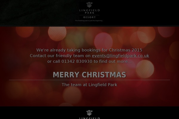 christmasatlingfieldpark.co.uk site used Lingfield-park-resort