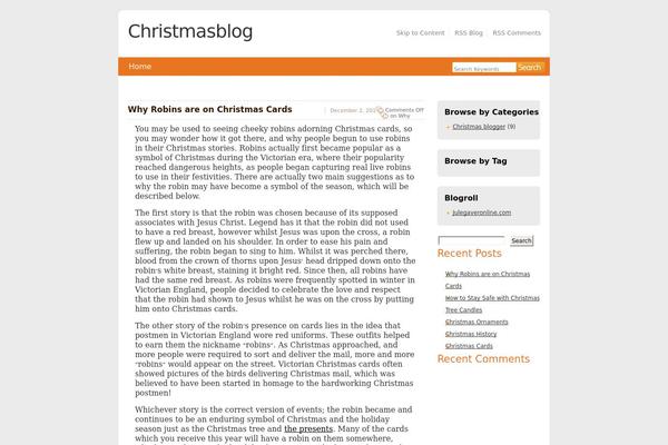 Love The Orange theme site design template sample