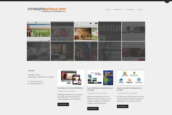 Aware theme site design template sample