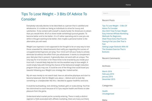 Kirumo theme site design template sample