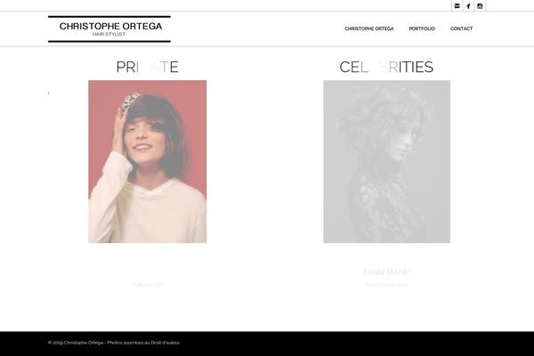 Coiffeur theme site design template sample