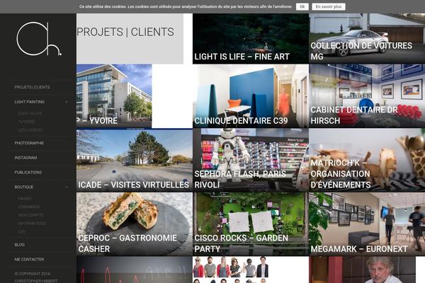 christopher-hibbert.com site used LENS