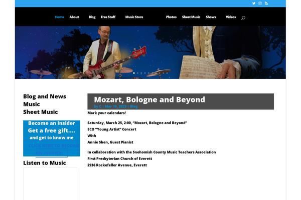 Site using Music Store plugin