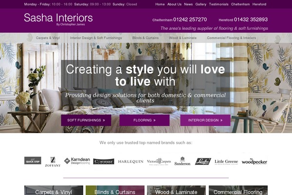 christopher-james-interiors.co.uk site used Sasha