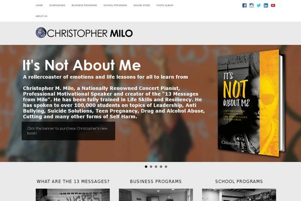 Flatline theme site design template sample