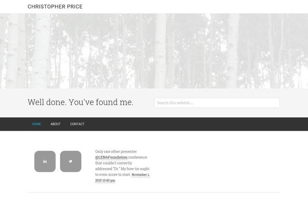 Minimum Pro theme site design template sample