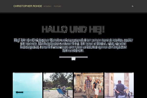 Grido theme site design template sample