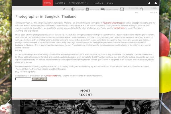 Valenti Child theme site design template sample