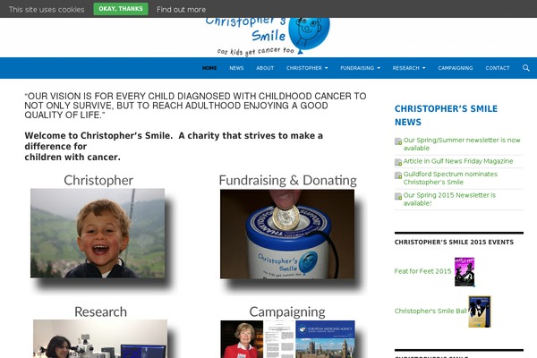 christopherssmile.org.uk site used Apostrophe-2-wpcom