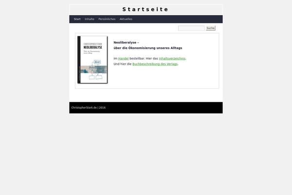 christopherstark.de site used Twenty Ten
