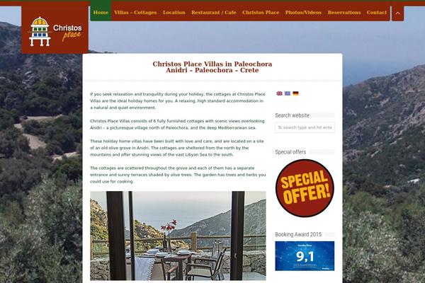 Vernissage theme site design template sample