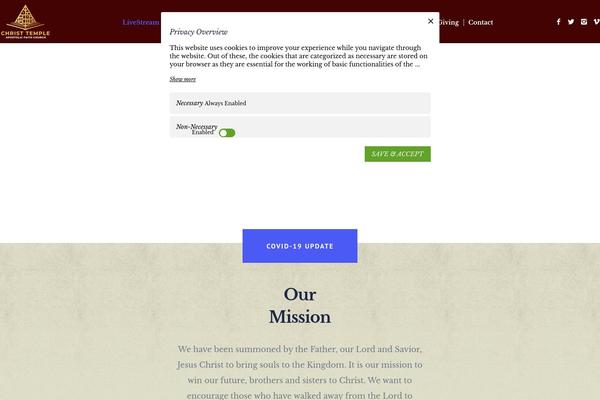Site using Elfsight-facebook-feed-cc plugin