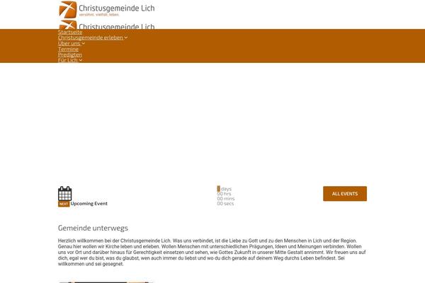 NativeChurch theme site design template sample