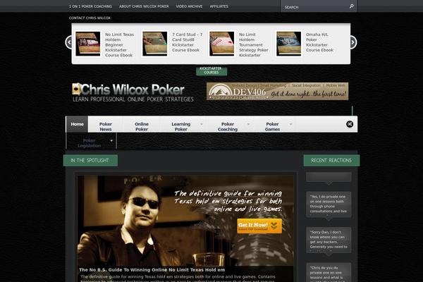 Continuum theme site design template sample