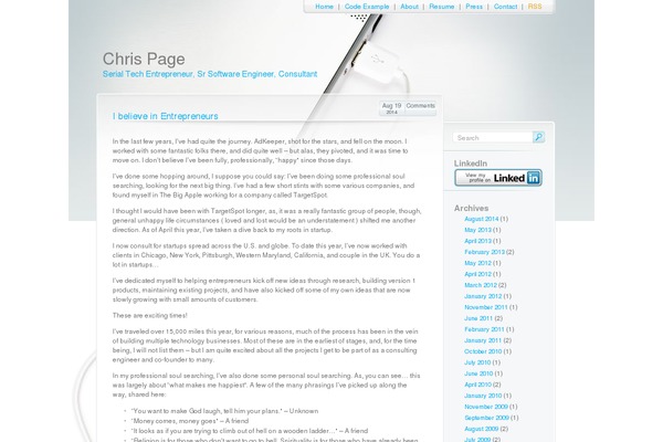 Streamline theme site design template sample