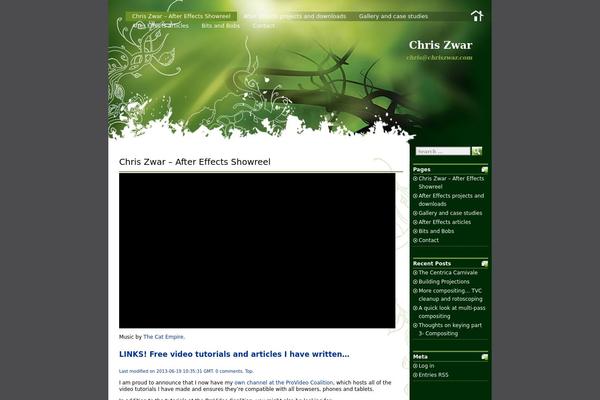 Green-light theme site design template sample