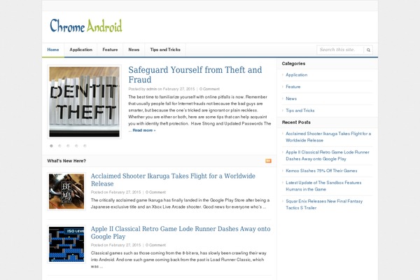 Daily theme site design template sample