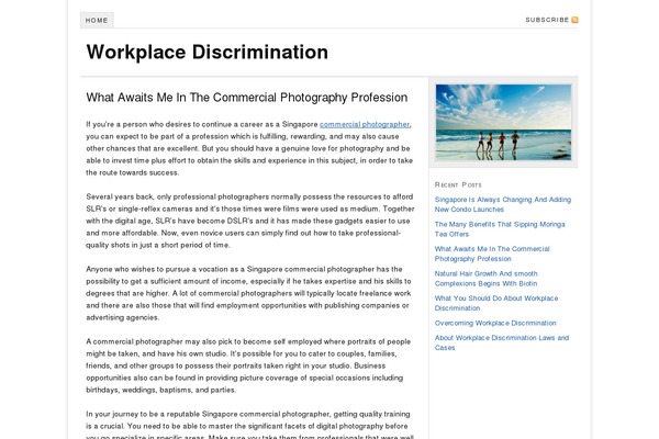 Default theme site design template sample