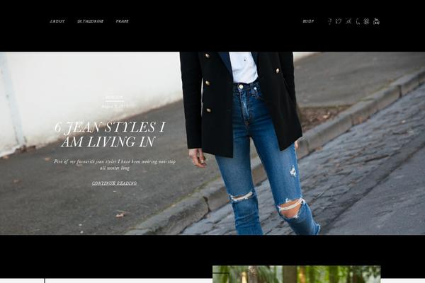 Chronicles theme site design template sample