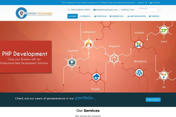 chronicsys.com site used Chronicsys