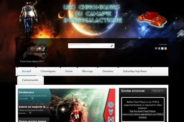 MovieScope theme site design template sample