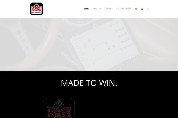 Site using Smooth Scroll Up plugin