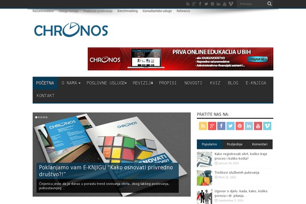 chronoszenica.com site used Chronos-nova-verzija