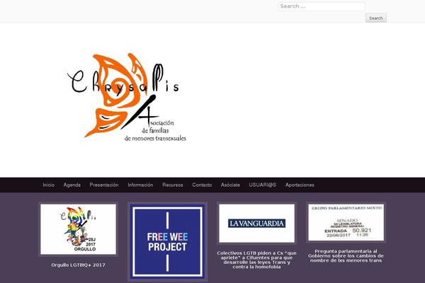chrysallis.org.es site used Rara-magazine