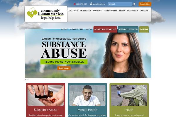 Chs theme site design template sample