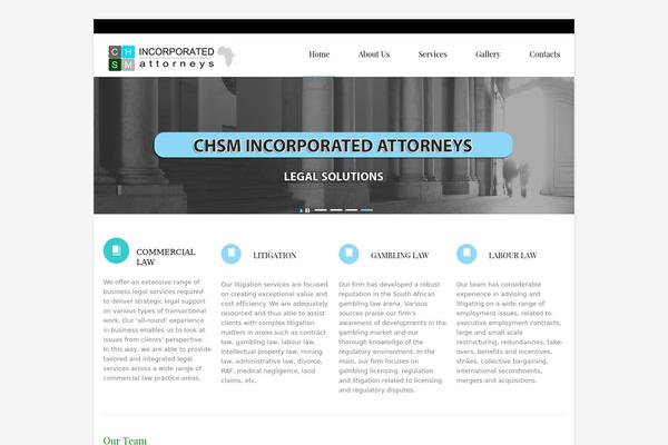 Halsey theme site design template sample