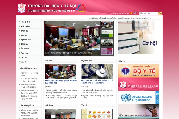 chsr.org.vn site used Portal_v1.0