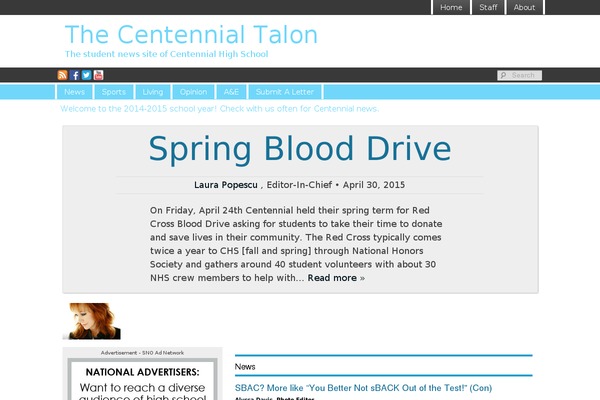 Sno Flex theme site design template sample