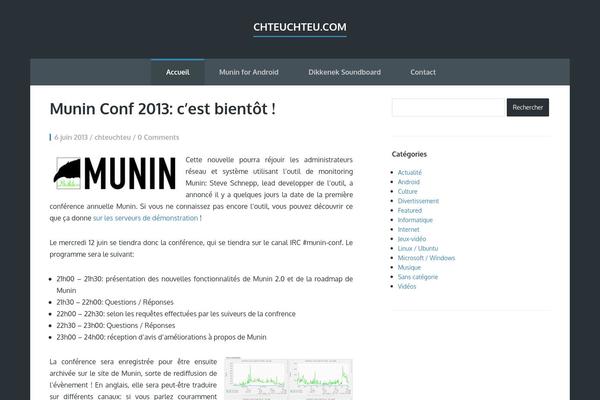 Finch theme site design template sample
