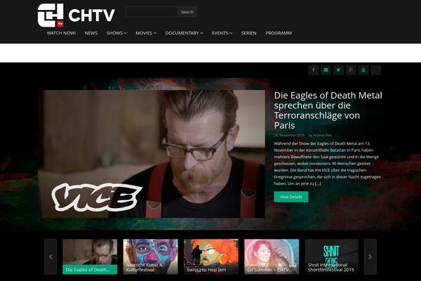 Truemag theme site design template sample