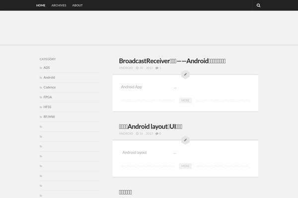 Anew theme site design template sample