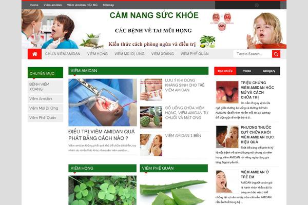 Reportage theme site design template sample