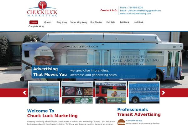 chuckluckmarketing.com site used Webcraftive