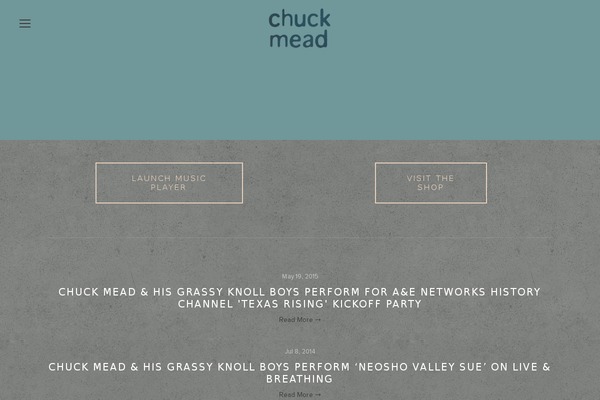 chuckmead.com site used Open Air