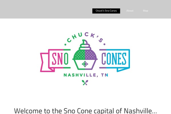 chucksnocones.com site used Alexandria