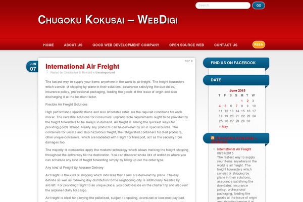 RedBel theme site design template sample