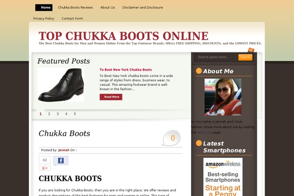 Sienna theme site design template sample