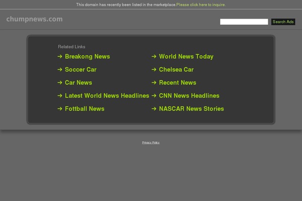 chumpnews.com site used Internationalpost Singlepro
