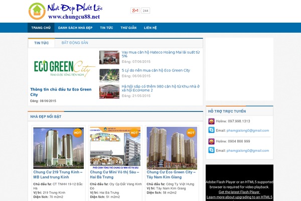 chungcu88.net site used Bdschothue