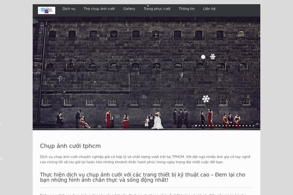 Vantage theme site design template sample