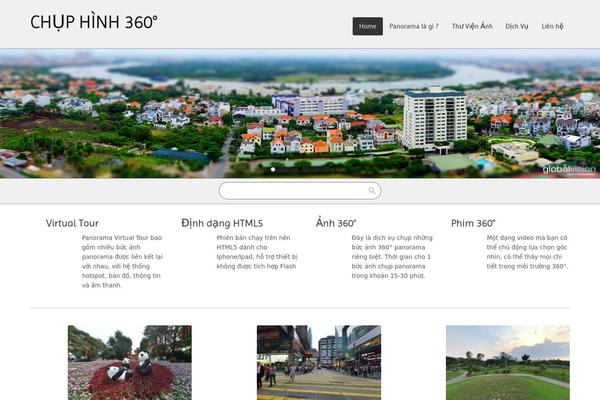 Panoramica theme site design template sample