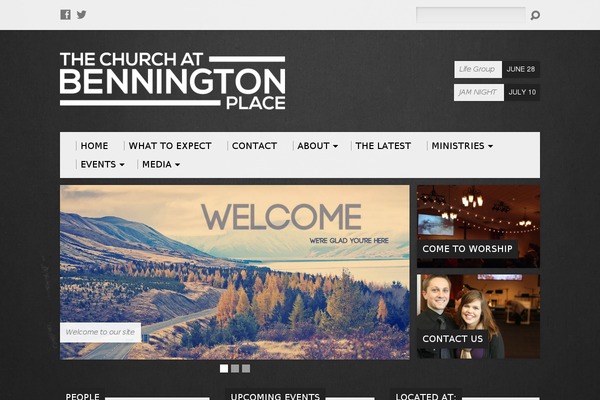 Resurrect theme site design template sample
