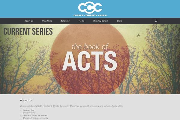 Vantage theme site design template sample