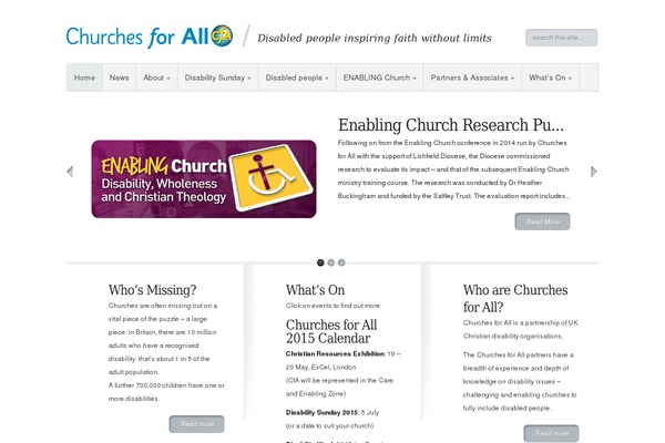 churchesforall.org.uk site used Minimal
