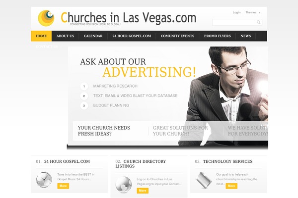 churchesinlasvegas.com site used Theme1215