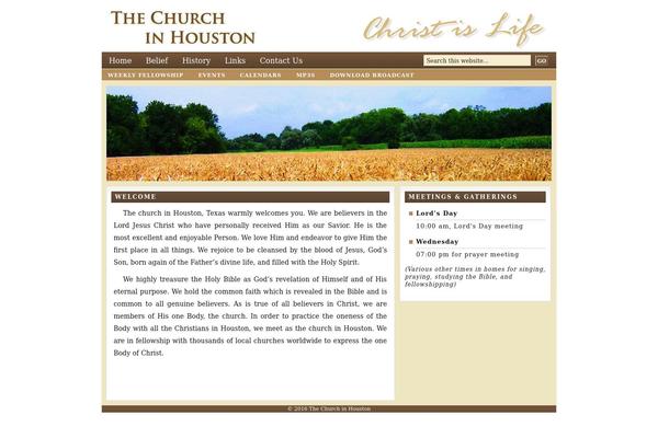 Church theme site design template sample